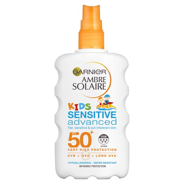 Garnier Ambre Solaire Kids Sensitive Sun Cream Spray SPF50