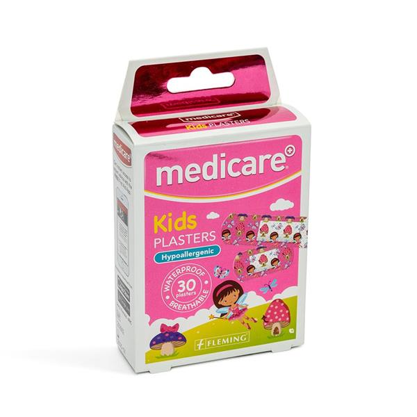 Medicare Waterproof Kids Plasters Fun Fairies