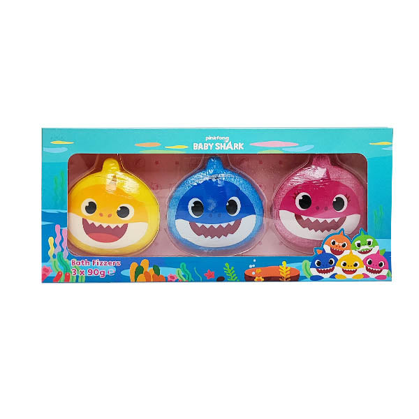 Pinkfong Baby Shark Bath Fizz Trio