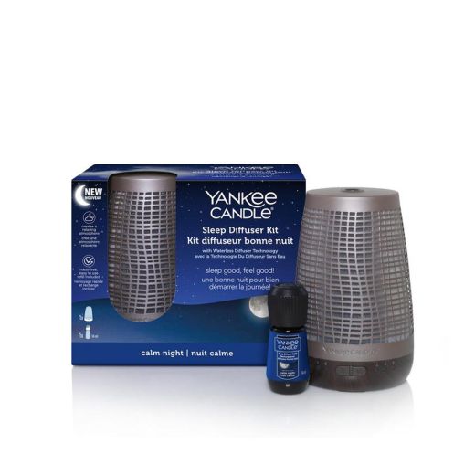 Yankee Sleep Diffuser Bronze Calm Night Kit