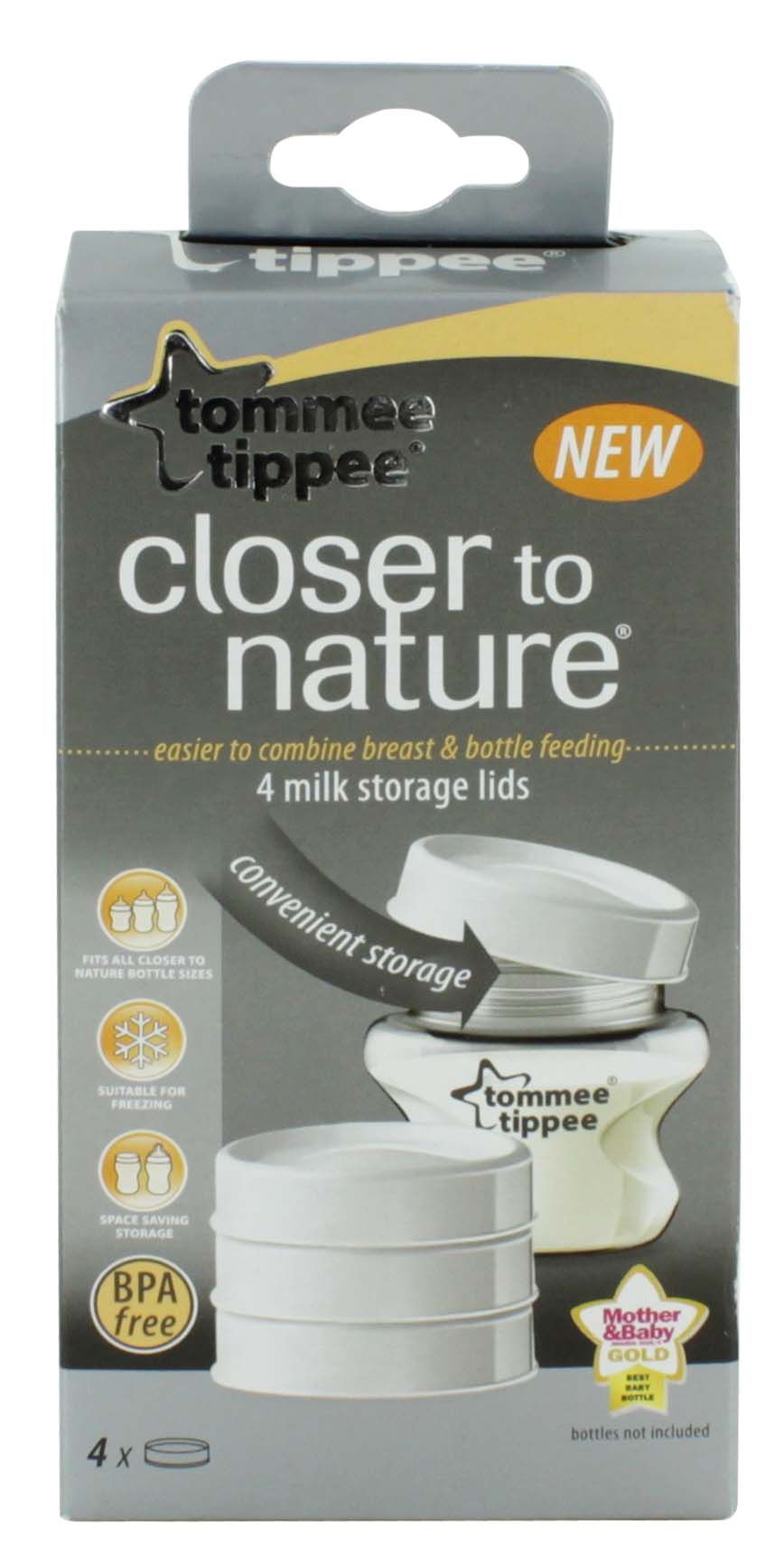 Tommee Tippee Closer to Nature Milk Storage Lids