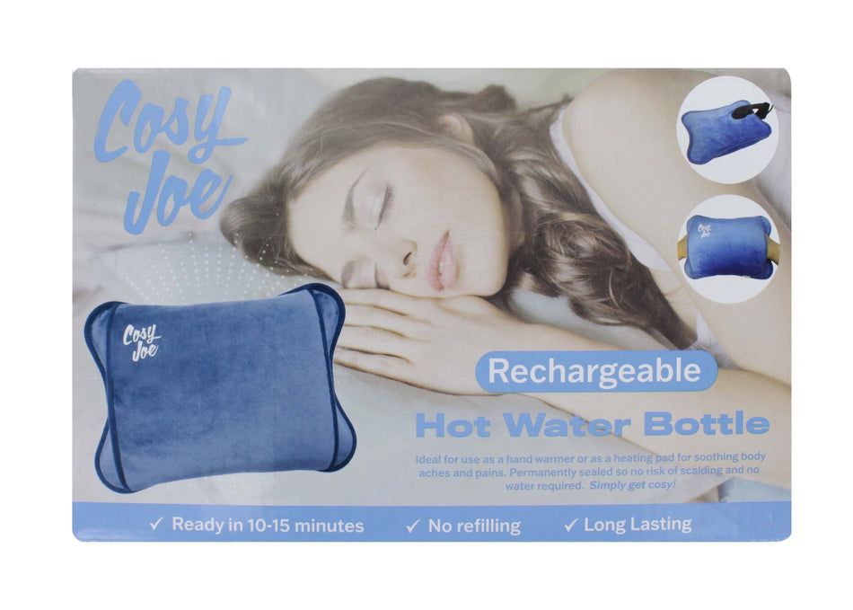 Cosy Joe Rechargeable Hot Water Bottle Blue