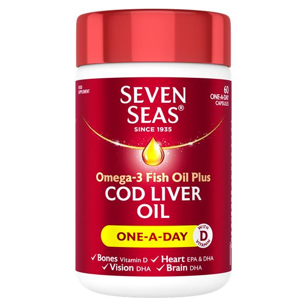 Seven Seas Cod Liver Oil One-A-Day Capsules