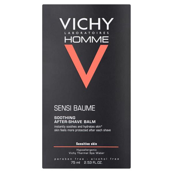 Vichy V Homme Sensi Baume After-Shave Balm 75ml