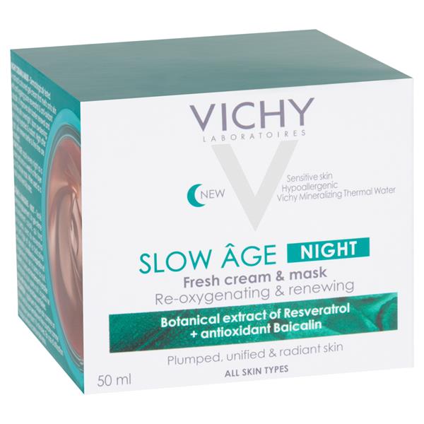 Vichy Slow Age Night Cream And Mask 50ml