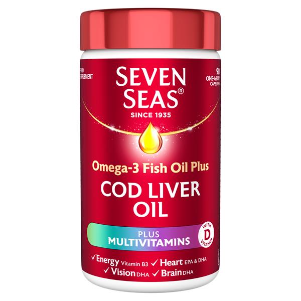 Seven Seas Pure Cod Liver Oil & Multivitamins