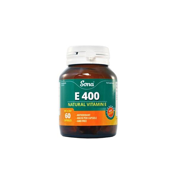 Sona Vitamin E 400 Capsules