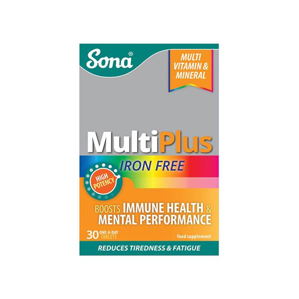 Sona Multiplus Iron Free Multivitamins & Minerals