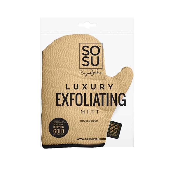 SOSU Dripping Gold Luxury Exfoliating Mitt