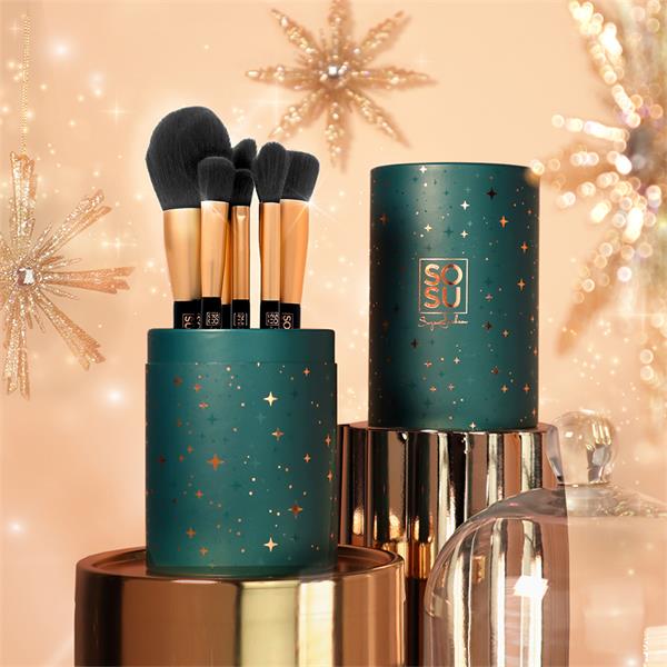 SOSU Luxury Brush Canister Set