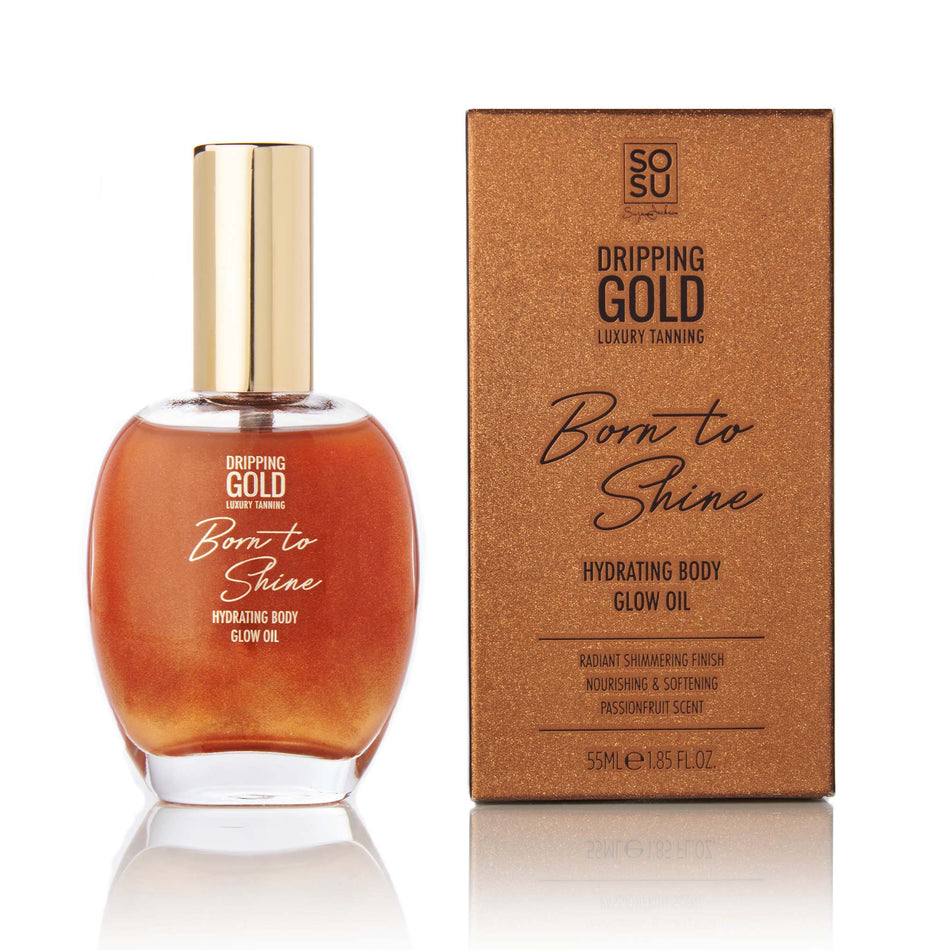 SOSU Dripping Gold Born To Shine Hydrating Body Glow Oil 50ml