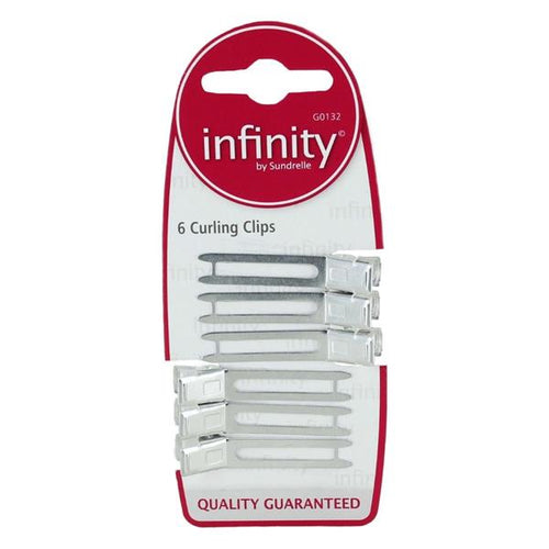 Infinity 6 Aluminium Curling Clips