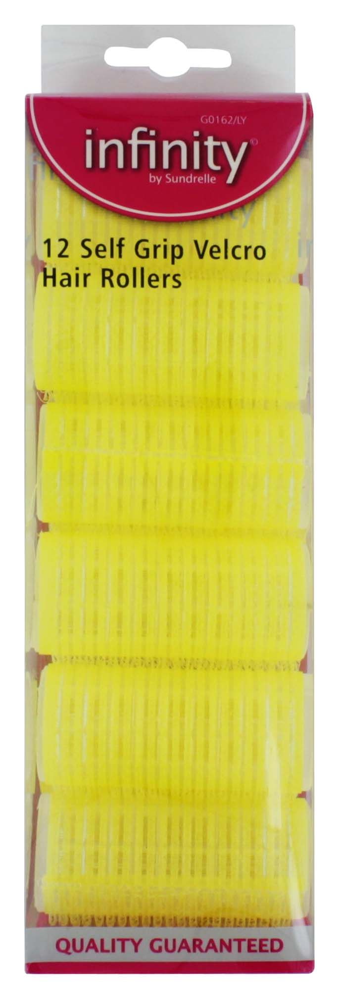 Infinity Velcro Rollers Large Yellow