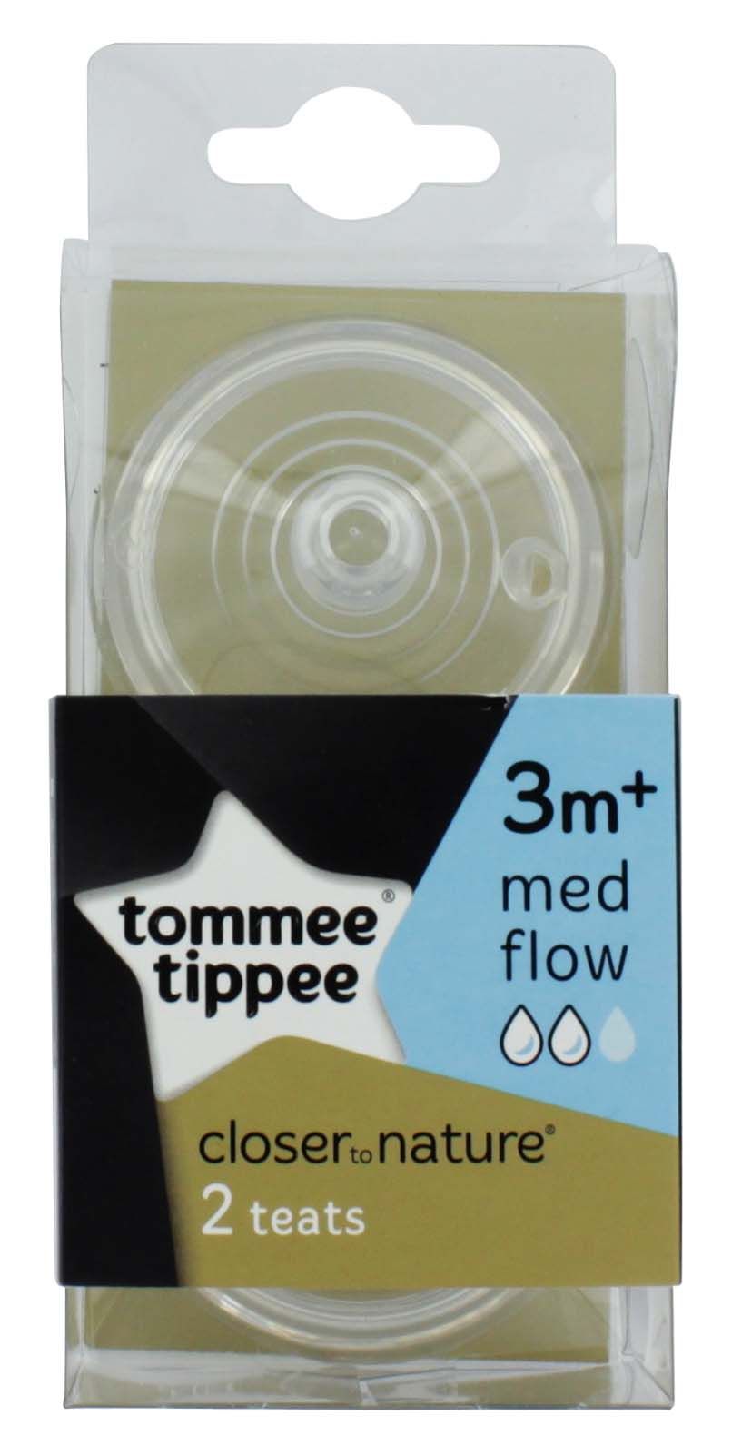 Tommee Tippee Closer to Nature Med-Flow Teats