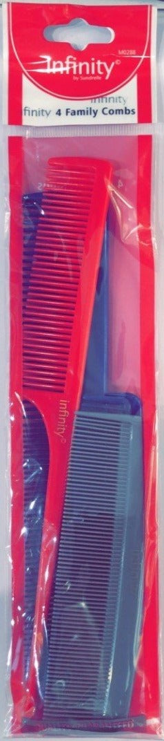 Infinity 4 Pack Family Combs